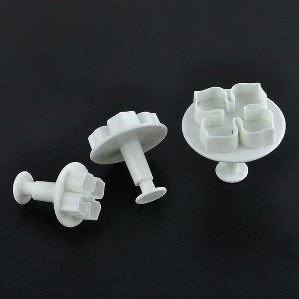 3x Hydrangea Flower Craft Fondant Cake Plunger Mould Cake-Decor V0K8 D U7P9
