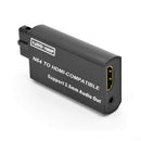 Game Console to HDMI-compatible Converter Connector with 3.5mm Audio Output