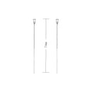 Thin Women Mini Ear Jewelry Chain Tassel Long Dangle Earring Drop Earrings