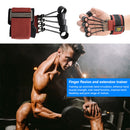 Finger Flexion Extension Training Device Strength Trainer (Red 60 Pound)