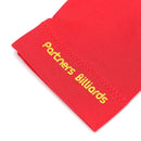 5pcs Billiards Three Fingers Glove Left Hand Billiard Glove Free Size (Red)