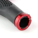 Ergonomic MTB Mountain Bike Handlebar Rubber Grips Cycling Lock-On Ends Newly