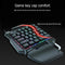 ZUOYA 35 Keys One-handed Gaming Membrane keyboard Ergonomic Keypad for PC