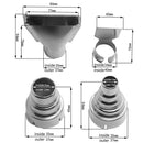 Kit 4 Types Nozzles Hair Dryer Accessories Hot Air Torch Nozzle Welding Repair