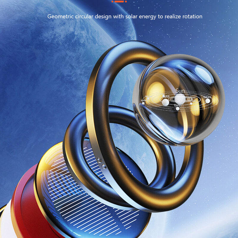 #A Solar Car Air Freshener 360 Degree Rotation Aromatherapy Diffuser Car Decorat