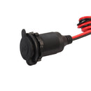 12/24V DC Female Car Cigar Cigarette Lighter Socket Plug Connector Adapter