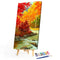 Autumn Maple Forest Oil Paint By Numbers Kits DIY Craft Coloring Home Drawing