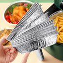 30x Air Fryer Paper Liners Aluminum Foil Tin Box Steamer Basket (A 6 inch) Newly