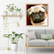 Canvas Painted Oil Paint By Numbers Dog Animal DIY Wall Art Modern Bedroom Decor