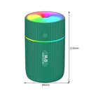 Portable Colorful Mini USB Car Humidifier Mist Maker Air Purifier (Green)
