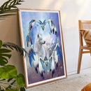 Dreamcatcher and Wolf 5D DIY Full Drill Diamond Painting Rhinestone Wall Picture