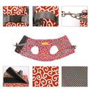 Japanese Style Pet Dog Cat Harness Vest Outdoor Walking Leash Set (Red S) Newly