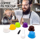 6pcs Refillable Coffee Capsules Filters Baskets for Dolce Gusto Cafe Tools