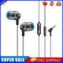 QKZ DM7 In Ear Earphone Metal Heavy Bass Enthusiast HiFi Headphones (w/Mic)