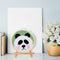 Panda Pattern Punch Needle Embroidery Kit DIY Craft Easy Needlework Wool Work