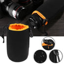 Waterproof Neoprene Camera Lens Pouch Bag Drawstring Protector Case (L)