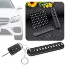 Key Chain Pendant Key Ring with Phone Number Keychain DIY Car Anti-lost