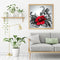 Flower Oil Paint By Numbers DIY Canvas Wall Picture Home Decorations Unframed