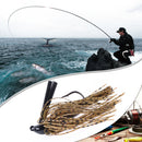 7cm 10g Fishing Lures Chatterbait Spinnerbait Artificial Wobbler Baits (8) Newly