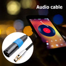 XLR Male to Mini XLR Female Audio Cable Adapter for Canon Camera Mixer Reco