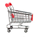 Mini Supermarket Handcart Shopping Utility Cart Mode Storage Basketball Phone Holder