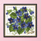 12 Months Flower Cross Stitch DIY Needlework 14CT Stamped (February H424)