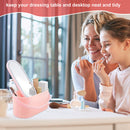 Cosmetics Box - Jewelry & Makeup Storage Train Case with LED Light & Mirror