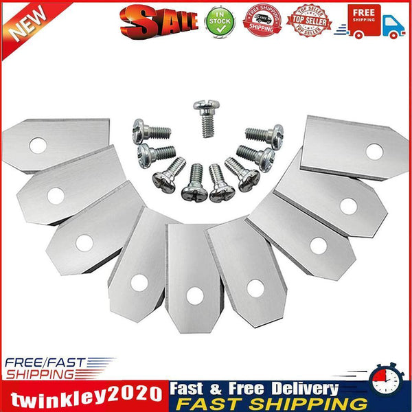 45pcs Mower Blades Stainless Steel Brush Cutter Parts for Trimming Machine Newly