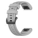 20mm Silicone Watch Band for Garmin Fenix 7S Sports Bracelet Strap (Grey) Newly