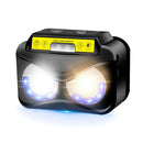 Induction Headlamp Work Lamp Strong Headlight XPG+COB Yellow Light