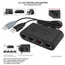 4 Port USB GC Gamecube NGC Controller Adapter Converter for Wii U Switch PC - As