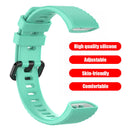 Silicone Watchband w/Buckle for Huawei Band 4 Pro TER-B29S (Lake Blue) Newly