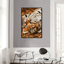 Full Embroidery Stamped Baby leopard DIY 11CT Eco-Cotton Thread Cross Stitc