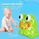 Cute Animal Automatic Bubble Machine Blower Maker Kids Outdoor Toys (Green)