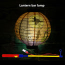 6x LED Portable Lantern Battery Powered Outdoor Hanger Hook Light Pole Lamp