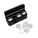 Interior Accessories Coins Case Holder Car Coins Storage Box Container