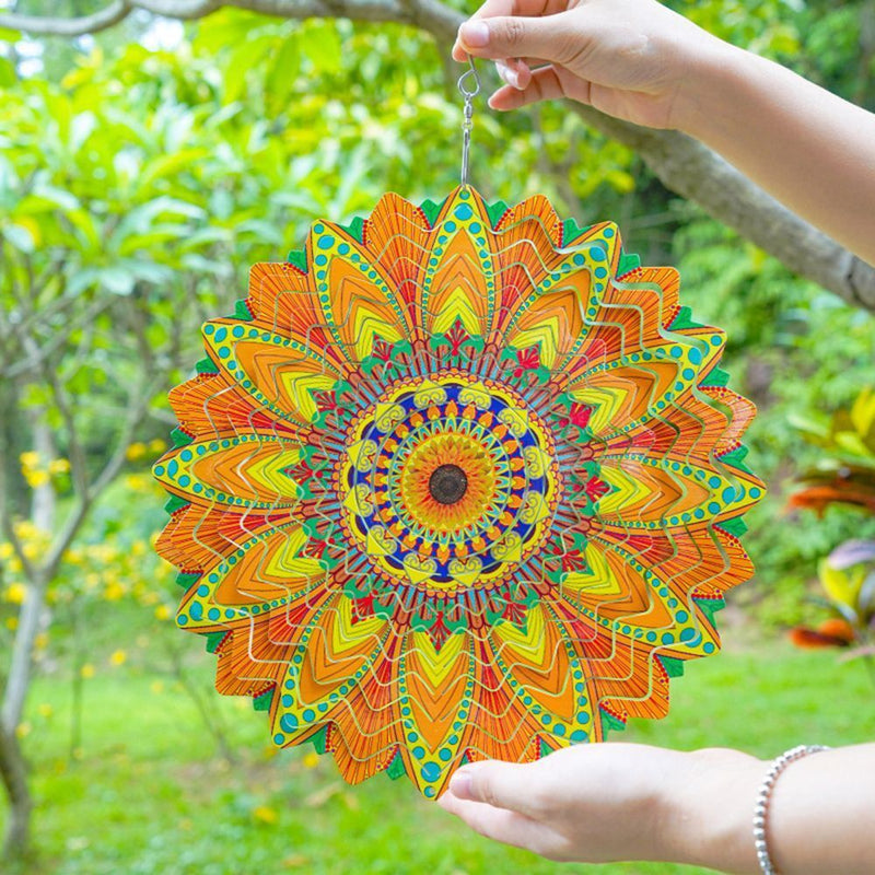 Decoration Hanging Ornament Wind Spinner Wind Chime SunFlower Wind Catchers