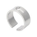 Stainless Steel Cross Couple Ring Lovers Wedding Rings Men Women Jewelry Silv