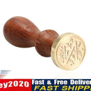 Sealing Wax Classic Initial Wax Seal Stamp Alphabet Letter N Retro Wood Newly