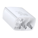 Baseus CCXJ-D02 30W 3 Ports USB Type C Mobile Phone Fast Charger (White)