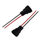 1 Pair HB3 9006 HB4 Bulb Socket Headlight Fog Lamp Male Plug Adapter Connector