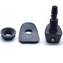 2Pcs Universal Car Front Windshield Washer Jet Nozzles Water Fan Spout Cover