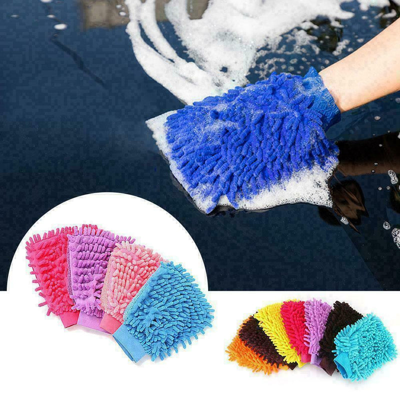 Super Mitt Microfiber Car Window Washing Cleaning Cloth Towel D3K4 U0N5 C4G0