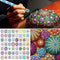 Embossing Stencils Mandala Dotting Tool Pottery Clay Tools Painting Templates