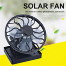 Rechargeable Solar Fan Cooling Desktop Table Collar Mini Portable Clip Fan