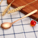 JUNERAIN Portable Spoon, Stainless Steel Tablespoon Portable Soup Student Picnic P