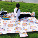 Outdoor Picnic Mat Thick Waterproof Hiking Beach Play Blanket (Watermelon)