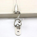 Stainless Steel Exhibition Art Gallery Photo Display Wire Cable Hook (4PCS)