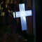 Solar Powered Light Cross by Eternal Light Memorial Garden Grave Light R6V1