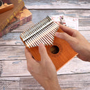 Wooden Kalimba 21 Key Finger Thumb Piano Mbira Acacia Musical Instrument Gift